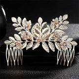 QYY Fashion Crystal Wedding Hair Accessories Hairpins Bridal Hair Jewelry Rhinestone Women Hair Pins Clips Headpieces daiiibabyyy