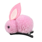 Cute Hair Ball Rabbit Rubber Band Rope Hair Ring Hair Clip Girls Female Korean Hairpin Headwear Children's Hair Accessories daiiibabyyy