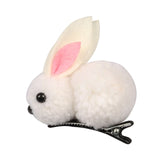 Cute Hair Ball Rabbit Rubber Band Rope Hair Ring Hair Clip Girls Female Korean Hairpin Headwear Children's Hair Accessories daiiibabyyy