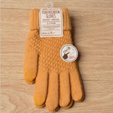 Women's Cashmere wool Knitted Gloves Winter Warm thick touch screen gloves Solid Mittens for Mobile Phone Tablet Pad daiiibabyyy