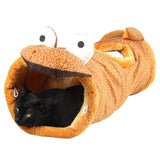 High Quality Folding Channel Dinosaur Giraffe Black Cat Tunnel Pet Cat Bed Small Dog Puppy Kennel Cat Sleeping Bag Warm Nest daiiibabyyy