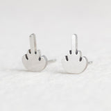 Stainless Steel Animal Heart Star Moon Stud Earrings for Women Korean Minimalist Earrings Jewelry Accessories daiiibabyyy