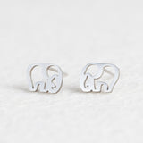 Stainless Steel Animal Heart Star Moon Stud Earrings for Women Korean Minimalist Earrings Jewelry Accessories daiiibabyyy