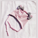 Baby Cotton Hat  Autumn Winter Children's Scarf Hat Sets  Bowknot Ear Baby Girl Boy Warm Beanies daiiibabyyy