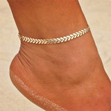 KISSWIFE Vintage Boho Multi Layer Beads Anklets For Women Fashion Sun Pendent Anklet Handmade Chain Foot Party Jewelry daiiibabyyy