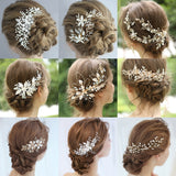 Bridal Hair Comb Clip Headband Wedding Hair Accessories Rhinestone Flower Bridal Hair Accessories Tiara Headband Head Jewelry daiiibabyyy