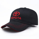 Wholesale Baseball Cap Toyota Embroidery Casual Bone Snapback Hat Man Racing Cap logo Motorcycle Sport hat Trucker caps