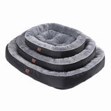 Machine Washable Pet Bolster Bed for Large Dogs Pet Cushion Dog Mat Durable Oxford Exterior and Comfy Velvet Fleece inner daiiibabyyy