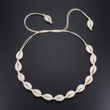 Hot Conch Seashell Necklace Women Jewelry Summer Beach Shell Choker Bohemian Rope Cowrie Beaded Necklaces Handmade Collar Female daiiibabyyy