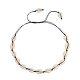 Hot Conch Seashell Necklace Women Jewelry Summer Beach Shell Choker Bohemian Rope Cowrie Beaded Necklaces Handmade Collar Female daiiibabyyy