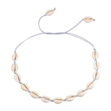 Hot Conch Seashell Necklace Women Jewelry Summer Beach Shell Choker Bohemian Rope Cowrie Beaded Necklaces Handmade Collar Female daiiibabyyy