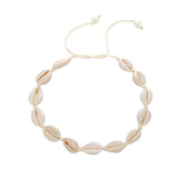 Hot Conch Seashell Necklace Women Jewelry Summer Beach Shell Choker Bohemian Rope Cowrie Beaded Necklaces Handmade Collar Female daiiibabyyy