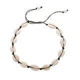 Hot Conch Seashell Necklace Women Jewelry Summer Beach Shell Choker Bohemian Rope Cowrie Beaded Necklaces Handmade Collar Female daiiibabyyy
