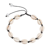 Hot Conch Seashell Necklace Women Jewelry Summer Beach Shell Choker Bohemian Rope Cowrie Beaded Necklaces Handmade Collar Female daiiibabyyy