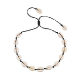 Hot Conch Seashell Necklace Women Jewelry Summer Beach Shell Choker Bohemian Rope Cowrie Beaded Necklaces Handmade Collar Female daiiibabyyy