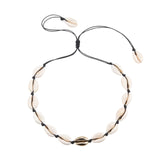 Hot Conch Seashell Necklace Women Jewelry Summer Beach Shell Choker Bohemian Rope Cowrie Beaded Necklaces Handmade Collar Female daiiibabyyy