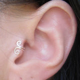 1 Pcs Original  Totem Tragus Clip On Earring For Women Boho Non Piercing Cartilage Earring boucle d'oreille femme 2021 daiiibabyyy