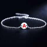 Beautiful fashion Elegant Gold color silver color 4MM beads chain women Letter cute Bracelet high quality Gorgeous jewelry H198 daiiibabyyy