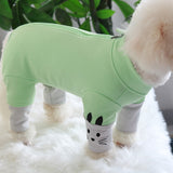 Pet Dog Jumpsuit Autumn/Winter Combed Cotton Puppy Clothes Protect Belly Overalls For Small Dogs Pajamas Long Sleeve Sweatshirt