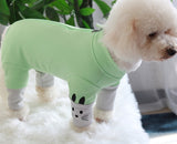 Pet Dog Jumpsuit Autumn/Winter Combed Cotton Puppy Clothes Protect Belly Overalls For Small Dogs Pajamas Long Sleeve Sweatshirt daiiibabyyy