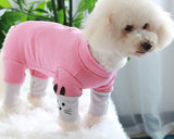Pet Dog Jumpsuit Autumn/Winter Combed Cotton Puppy Clothes Protect Belly Overalls For Small Dogs Pajamas Long Sleeve Sweatshirt daiiibabyyy