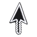 Classical Pixel Cursors Photoshop Toolbar Hourglass Computer Window Icon Mouse Pointer Hand Arrow Enamel Brooches Pins daiiibabyyy