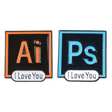 Classical Pixel Cursors Photoshop Toolbar Hourglass Computer Window Icon Mouse Pointer Hand Arrow Enamel Brooches Pins daiiibabyyy