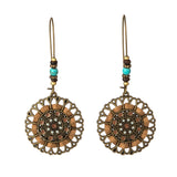 Multiple Vintage Boho Ethnic Dangle Drop Earrings for Women Female Fashion  Golden Leaf Earrings Jewelry Accessories daiiibabyyy