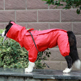 Pet Large Dog Raincoat Outdoor Waterproof Clothes Hooded Jumpsuit Cloak For Small Big Dogs Overalls Rain Coat Labrador daiiibabyyy