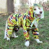 Pet Large Dog Raincoat Outdoor Waterproof Clothes Hooded Jumpsuit Cloak For Small Big Dogs Overalls Rain Coat Labrador daiiibabyyy