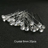 Women U-shaped Pin Metal Barrette Clip Hairpins Simulated Pearl Bridal Tiara Hair Accessories Wedding Hairstyle Design Tools daiiibabyyy