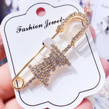 Trendy Popular Colorful Alloy Rhinestone Decoration Buckle Pin Brooches For Women Accessories Gift For Girlfriend daiiibabyyy
