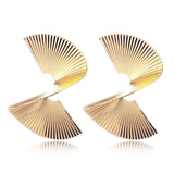 FNIO Fashion Vintage Earrings For Women Big Geometric Statement Gold Metal Drop Earrings Trendy Earings Jewelry Accessories daiiibabyyy