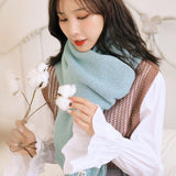 Women Winter Thicken Warm Scarf Soft Solid Cashmere Scarves Pashmina Shawls Wraps Knitted Wool Long Scarf daiiibabyyy