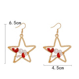 New Boho White Imitation Pearl Round Circle Hoop Earrings Women Gold Color Big Earings Korean Jewelry Brincos Statement Earrings daiiibabyyy