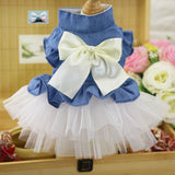 New Dog Dress Pet Cat Clothes for Small Dog Wedding Dress Summer Spring Fashion Skirt Puppy Clothing Pet Clothes XS-XXL