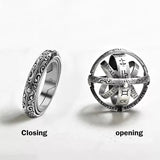 Vintage Astronomical Ball Rings For Women Men Creative Complex Rotating Cosmic Finger Ring Jewelry jz516 daiiibabyyy