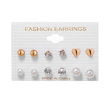 Tassel Acrylic Earrings For Women Bohemian Earrings Set Big Geometric Drop Earring 2020 Pearl Earrings Set DIY Fashion Jewelry daiiibabyyy