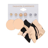 Tassel Acrylic Earrings For Women Bohemian Earrings Set Big Geometric Drop Earring 2020 Pearl Earrings Set DIY Fashion Jewelry daiiibabyyy