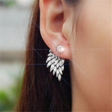 New Crystal Flower Drop Earrings for Women Fashion Jewelry Gold colour Rhinestones Earrings Gift for Party Best Friend daiiibabyyy