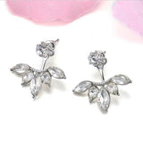 New Crystal Flower Drop Earrings for Women Fashion Jewelry Gold colour Rhinestones Earrings Gift for Party Best Friend daiiibabyyy
