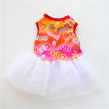 Summer Dog Dress Pet Dog Clothes for Small Dog Wedding Dress Skirt Puppy Clothing Spring Fashion Cotton Pet Clothes XS-L daiiibabyyy