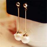 Long Tassel Simulated Pearl Drop Earrings for Women Gift Bijoux Korean jewelry OL Gold Color Pendientes boucle d'oreille daiiibabyyy