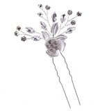 Flower Headband Wedding Hair Accessories Rhinestone Flower Bridal Tiara Headband Hair Comb Hairpins Wedding Hair Jewelry daiiibabyyy