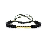 Gold Couple Bracelet Set Beads Men Bileklik Jewelry Adjustable Bracelets For Women Pulseira Masculina CZ Ball Armband Bangles daiiibabyyy