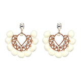 FASHIONSNOOPS Boho Statement Jewelry Long Tassel Big Earring Dangle Drop Crystal Earring For Women Oorbellen daiiibabyyy