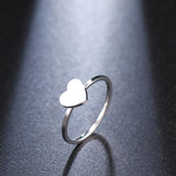 DOTIFI For Women Rings Peach Hearts Stainless Steel Gold and Silver Color Fashion Jewellery Ring Stacked R313 daiiibabyyy
