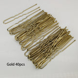 Women U-shaped Pin Metal Barrette Clip Hairpins Simulated Pearl Bridal Tiara Hair Accessories Wedding Hairstyle Design Tools daiiibabyyy