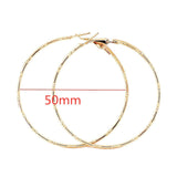40mm 60mm 70mm 80mm Exaggerate Big Smooth Circle Hoop Earrings Brincos Simple Party Round Loop Earrings for Women Jewelry daiiibabyyy