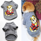 Cute Dog Hoodie Pet Dog Clothes For Dogs Coat Jacket Wool Ropa Perro French Bulldog Clothing For Dogs Pets Clothing Pug daiiibabyyy